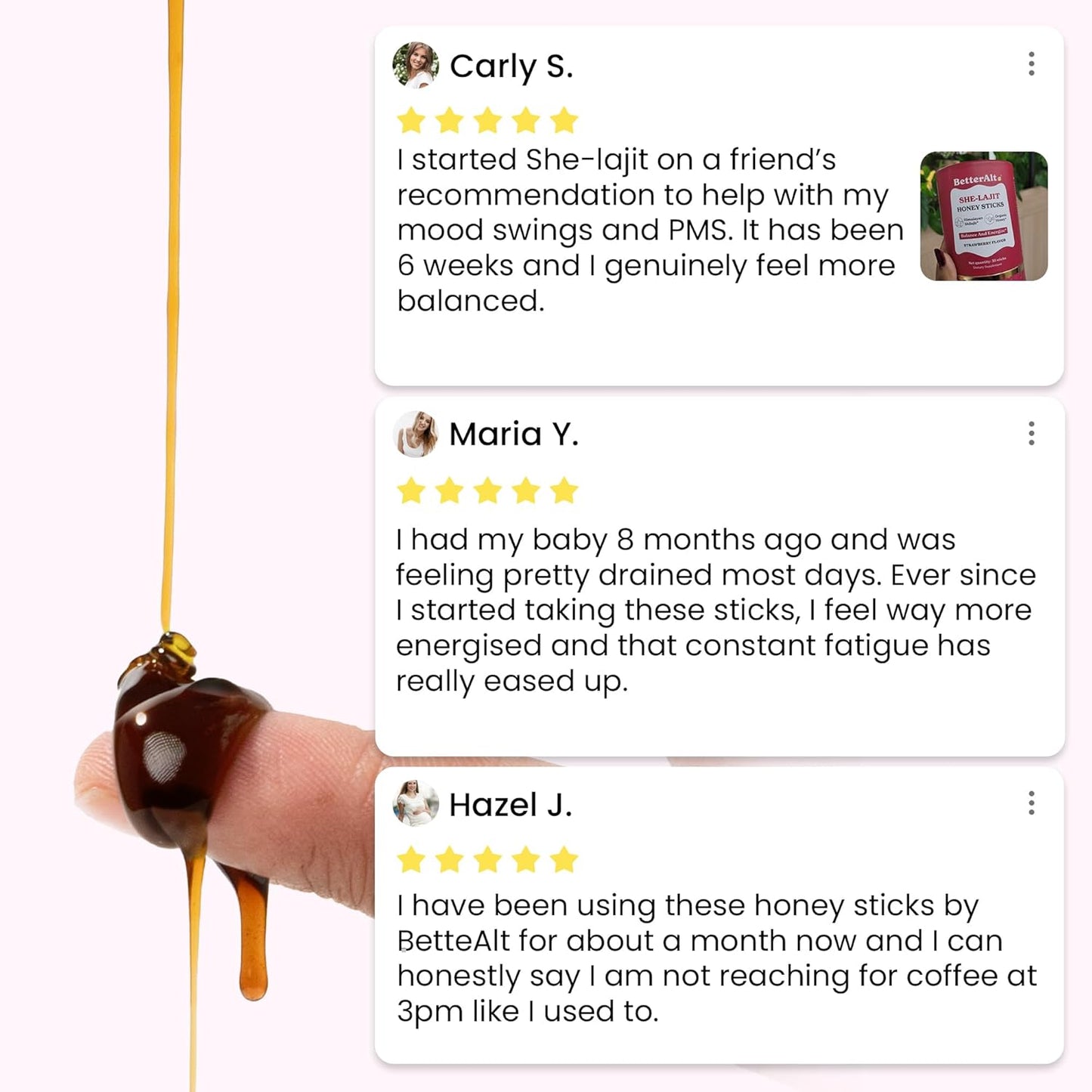 BetterAura™ SheLajit Honeysticks