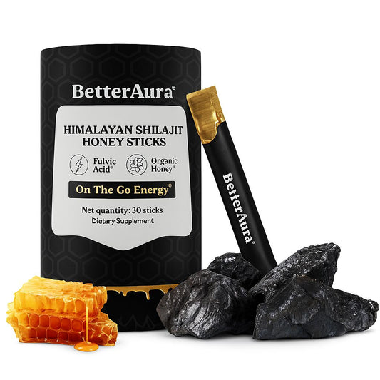 BetterAura™ Shilajit Honeysticks for Men